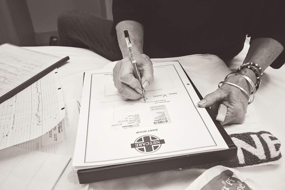 Kate Emily Birth BW - 383